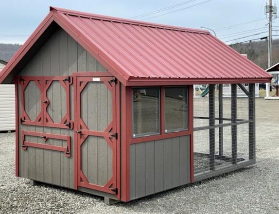 8 x 12 King Coop w/ Metal Roof