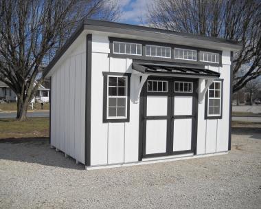 10'x14' Lean -To Shed w/ LP Board & Batten Siding 