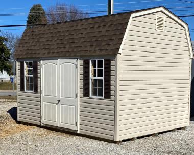 10'x14' Vinyl Dutch Barn with new style Ramp 