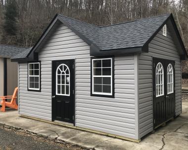 12x16 Victorian Deluxe with Vinyl Siding