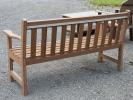 5' Woodgrain Poly Garden Bench