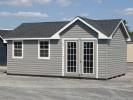 14x20 Custom Victorian Deluxe Style Storage Shed with Vinyl Siding From Pine Creek Structures